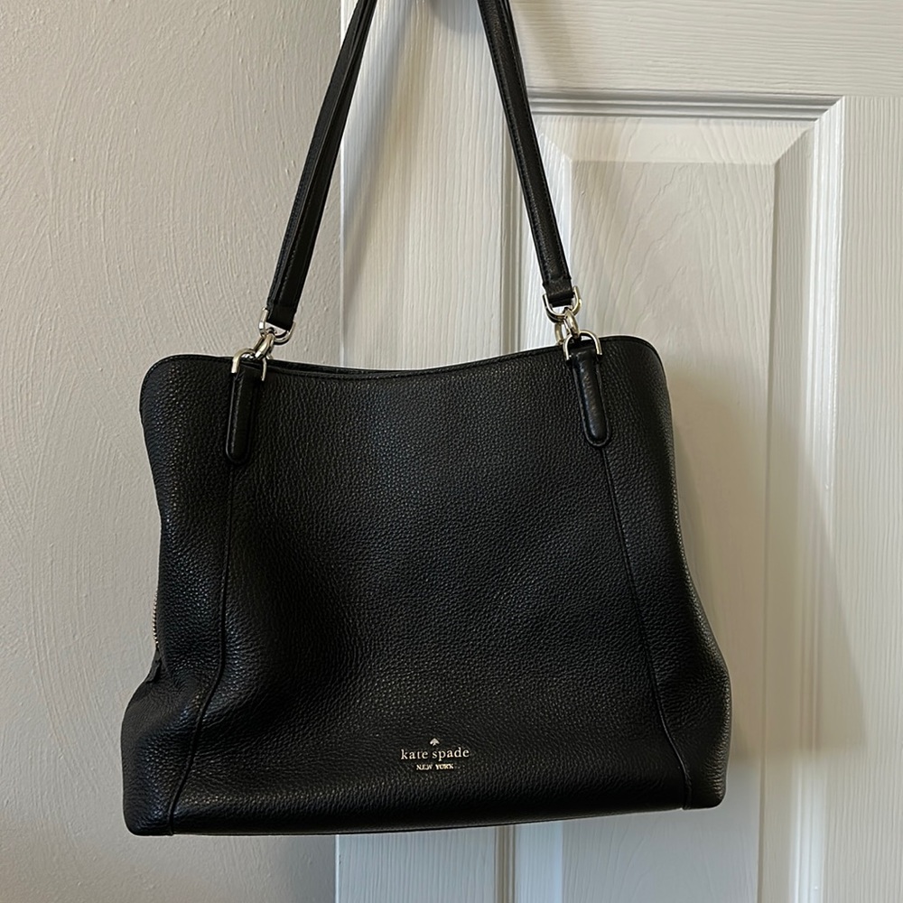 Black Kate Spade work tote